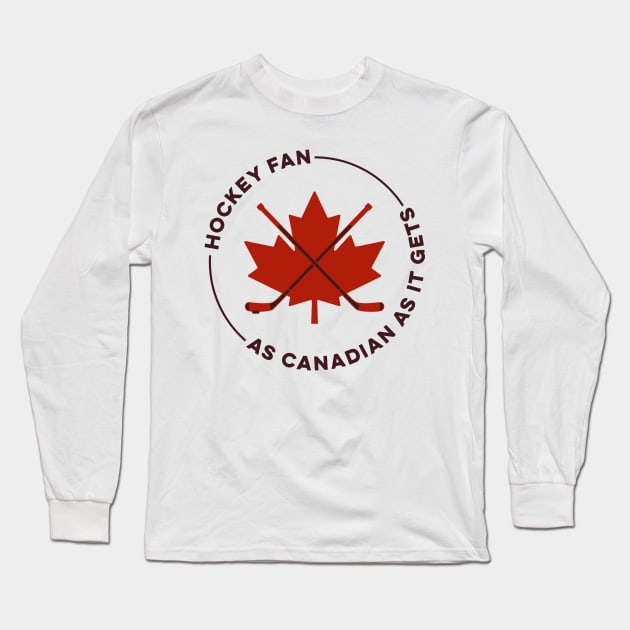 Hockey Fan Long Sleeve T-Shirt by Koyaanisqatsian